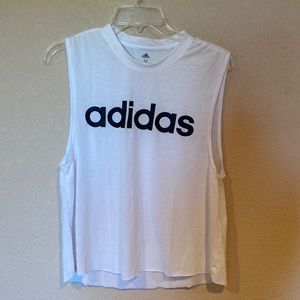 White adidas tank
